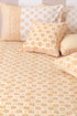 20s Cotton Cushion Cover in Block Print with Piping